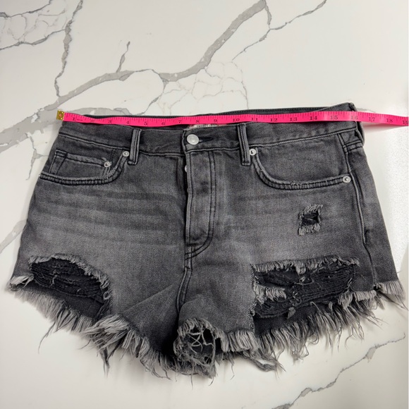 Free People Gray Denim Shorts - Picture 7 of 7